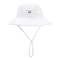Il cappuccio del secchio della falda dell'ombra del collo delle neonate di UPF 30+ espone al sole il cappello della spiaggia della protezione