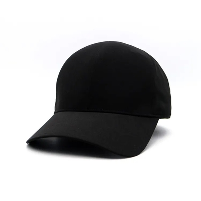Sport senza cuciture della guarnizione del berretto da baseball impermeabile nero di sport che esegue cappuccio 60cm