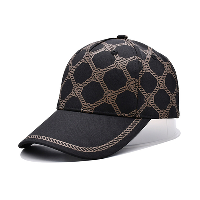 Cappellini da baseball stampati con logo personalizzato con cinturino in tessuto e chiusura in metallo misura regolabile