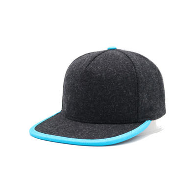 Cappelli piani in bianco su misura di Snapback del bordo per Autumn And Winter