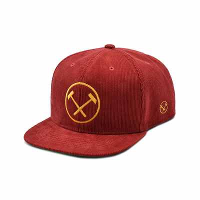 Uomini Donne Embroidery Logo personalizzato Snapback Cap, Hip Hop Flat Bill Snapback Cap