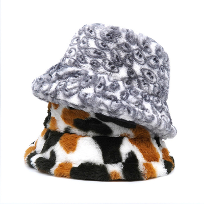 Pescatori di libero tempo Cappelli a vaso a margine largo Cappelli a vento invernale Donne pellicce Cappello a vaso ingrosso