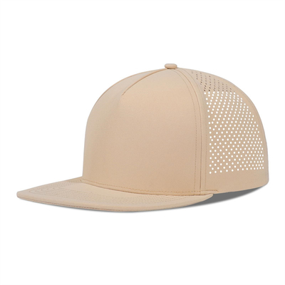 Rapido asciutto laser Golf Performance Cappello Snapback Perforato Flat Brim Cap