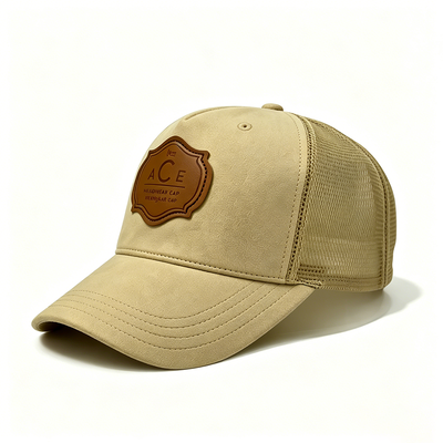 Cappuccio da camion a 6 pannelli personalizzato con corona di alto profilo e fascia sudoripare di cotone assorbibile per tutte le stagioni