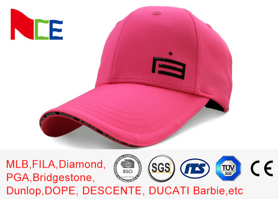 Stile rilassato alto di sport di golf di rosa regolabile semplice su ordine dei cappelli