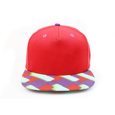 Stampa piana di Sublimination dei cappelli di Snapback del bordo del tessuto del poliestere delle ragazze