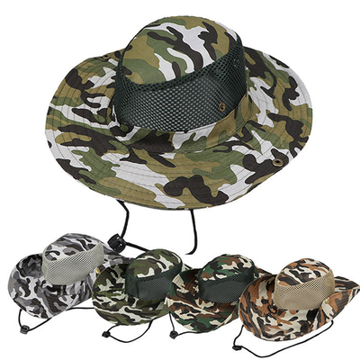 Il cappello militare del secchio del multi pannello stampato Digital cammuffa il cappello di Boonie