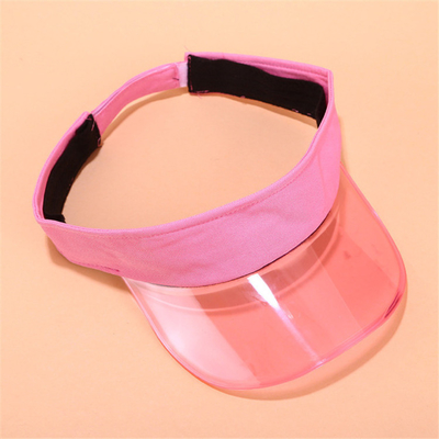 Colore trasparente di Candy dell'anti di sport della fascia della visiera della bici cappello casuale UV di Sun