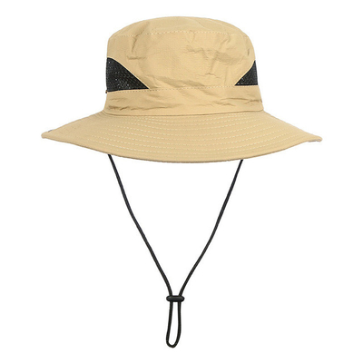 cappello all'aperto di Sun di 58cm con cappello pieghevole del secchio di pesca del bordo di protezione l'ampio