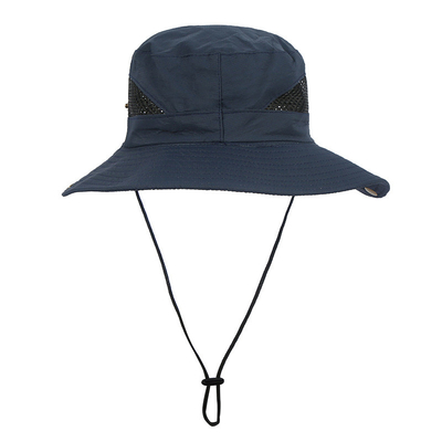 cappello all'aperto di Sun di 58cm con cappello pieghevole del secchio di pesca del bordo di protezione l'ampio