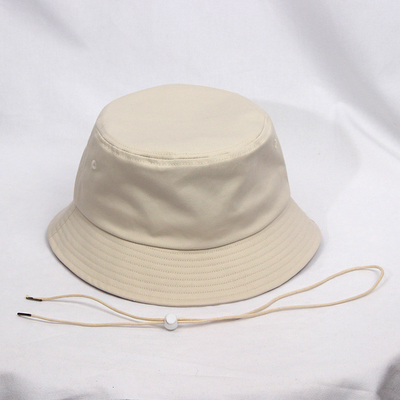 Spiaggia all'aperto del cappello di Sun del cotone puro unisex con protezione Fisher Bucket Cap 58CM