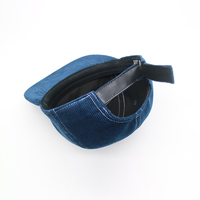 7 cappucci magici 100% del nastro del bordo del pannello di Snapback dei cappelli del denim piano del velluto a coste