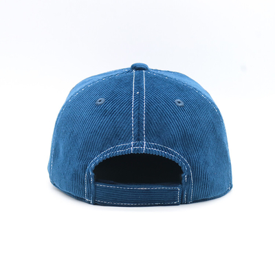 7 cappucci magici 100% del nastro del bordo del pannello di Snapback dei cappelli del denim piano del velluto a coste