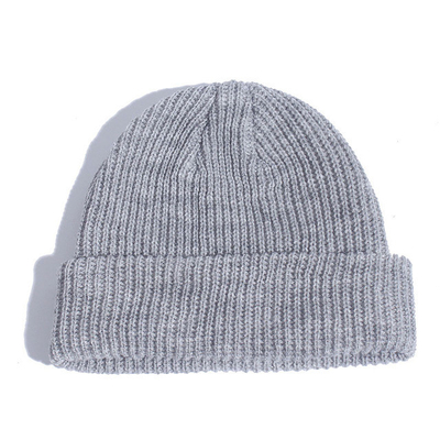 Adatti a donne hip-hop di Beanie Knitted Hat Men Skullcap i cappelli senza bordo caldi dei Beanies dell'inverno