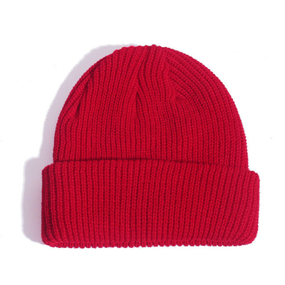 Adatti a donne hip-hop di Beanie Knitted Hat Men Skullcap i cappelli senza bordo caldi dei Beanies dell'inverno