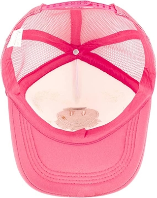 Berretto da camionista regolabile a 5 pannelli Cappello estivo traspirante in rete da baseball