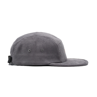 Grigio 5 pannelli Trucker Cap Visiera Unisex Premium Baseball Hat Snapback Regolabile Taglia Unica