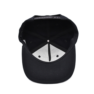 I cappelli piani classici di Snapback del bordo soppressione la visiera piana di miscela dell'ovatta di Underbrim