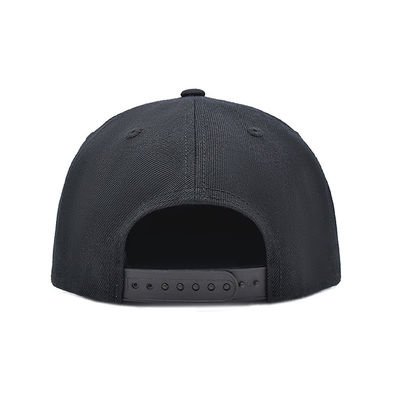 Pannelli piani di colore 5 del nero del cappuccio di Snapback del bordo del ricamo della toppa di sublimazione