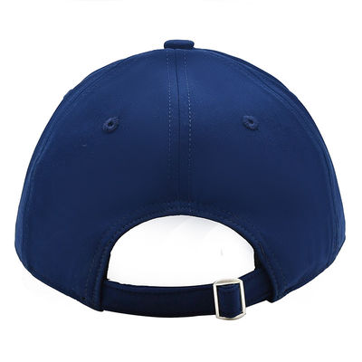 54cm blu un logo su ordinazione regolabile unisex di 6 del pannello berretti da baseball del cotone