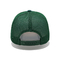 Logo curvo di Mesh Hat With Embroidered Letter della schiuma del pannello del cappello 5 del camionista di verde del bordo