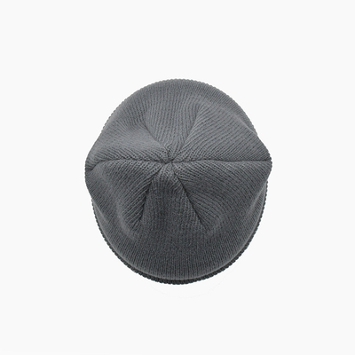 Colore personale cappelli unisex di Gray Acrylic Polyester Knit Beanie