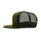 Cammuffi il cappello piano del camionista del bordo del bordo di 6 pannelli di verde piano di Mesh Cap Custom Logo Army