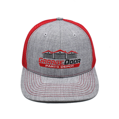 Il cappuccio su ordinazione del camionista di 6 pannelli ha ricamato Logo Polyester Mesh Hat
