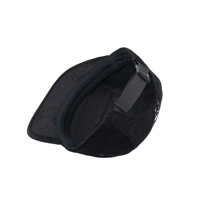 Tipo UV 100% della chiusura del Velcro di protezione del cappuccio della visiera di Sun di sport del poliestere