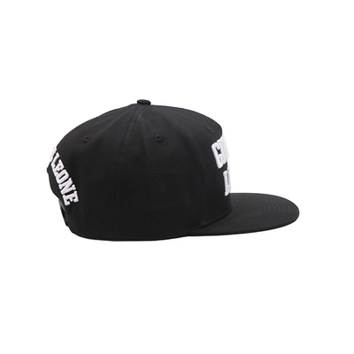 il cappello piano BrimHats piano del bordo di Snapback del ricamo 3D progetta il vostri propri cappuccio/cappello di Snapback