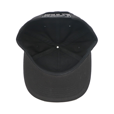 il cappello piano BrimHats piano del bordo di Snapback del ricamo 3D progetta il vostri propri cappuccio/cappello di Snapback