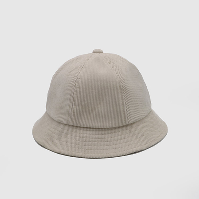 Cappello quotidiano del secchio del velluto a coste di beige di protezione di Hat Outdoor Sun del pescatore del cotone del ricamo del fumetto di ultimo modo