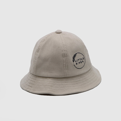 Cappello quotidiano del secchio del velluto a coste di beige di protezione di Hat Outdoor Sun del pescatore del cotone del ricamo del fumetto di ultimo modo