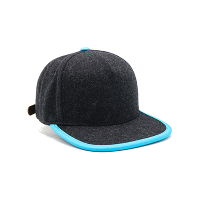 Cappelli piani in bianco su misura di Snapback del bordo per Autumn And Winter