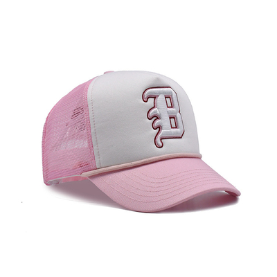 Cappuccio piano del camionista del pannello di Bill High Profile 5 con la chiusura regolabile di Snapback