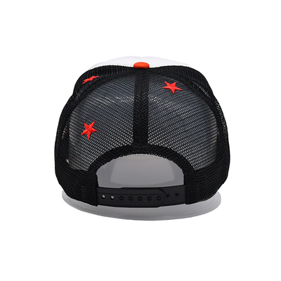 Ricamo all'ingrosso Logo Trucker Cap, Mesh Snap Back Gorras, cappello di alta qualità 3d del pannello di abitudine 5 dell'OEM del camionista