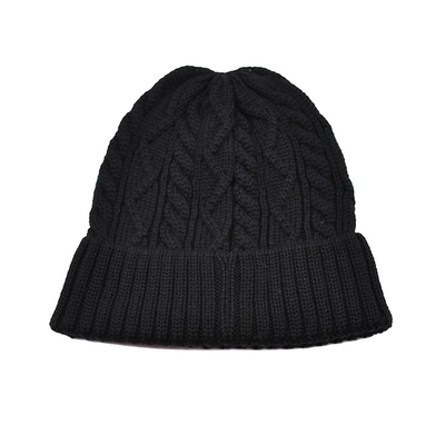 Cappelli di lana di poliestere acrilico Merino cappelli di cappello di tessuto comune