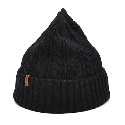 Cappelli di lana di poliestere acrilico Merino cappelli di cappello di tessuto comune