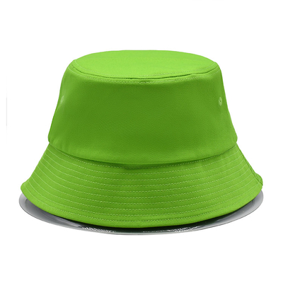 Bambini Pescatore Cappello a Vaso di cotone Veracap Solid Outdoor Flat Top Largo bordo