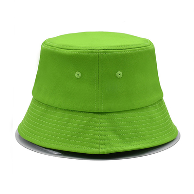 Bambini Pescatore Cappello a Vaso di cotone Veracap Solid Outdoor Flat Top Largo bordo