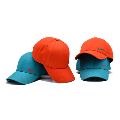 Cappucci da baseball ricamati su misura con chiusura curva piatta, metallo, plastica