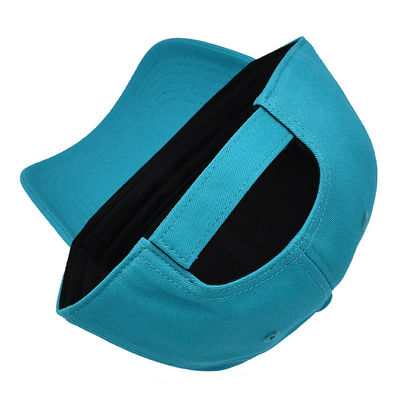 Cappucci da baseball ricamati su misura con chiusura curva piatta, metallo, plastica