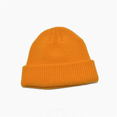 Cappelli da cappello da maglia gialli personalizzati da 58 cm per inverno per adulti unisex