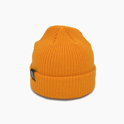Cappelli da cappello da maglia gialli personalizzati da 58 cm per inverno per adulti unisex