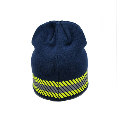 Cappelli a maglia unisex da 58 cm in colore blu verde personalizzati