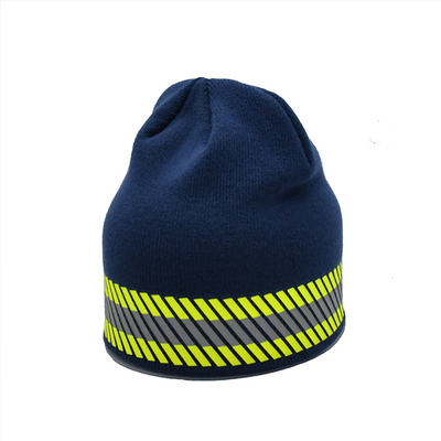 Cappelli a maglia unisex da 58 cm in colore blu verde personalizzati