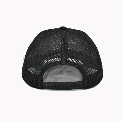 All Seasons 6 Panel Trucker Mesh Cap con ricamo del logo 3D