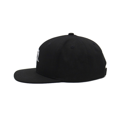 Stile classico all'ingrosso di alta qualità ricamo personalizzato Logo 6 pannello Hip Hop Flat Brim Snapback cappello