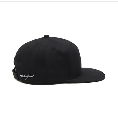 Stile classico all'ingrosso di alta qualità ricamo personalizzato Logo 6 pannello Hip Hop Flat Brim Snapback cappello