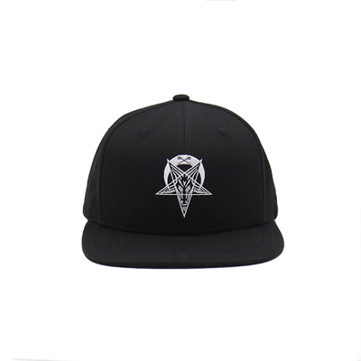 Stile classico all'ingrosso di alta qualità ricamo personalizzato Logo 6 pannello Hip Hop Flat Brim Snapback cappello